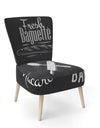 Bakery Characters - Upholstered Mid-Century Accent Chair