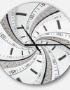Swirled Time Vortex - Oversized Contemporary Wall CLock