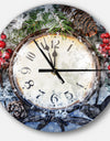 Christmas Atmosphere - Oversized Rustic Wall CLock