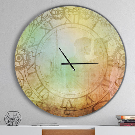 Vintage Antique style - Oversized Contemporary Wall CLock