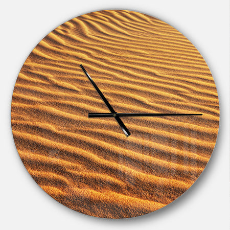 Beautiful Sand Desert Dunes - Oversized Landscapes Wall CLock