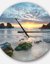 Beautiful Porthcothan Bay - Oversized Coastal Wall CLock