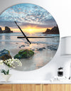 Beautiful Porthcothan Bay - Oversized Coastal Wall CLock