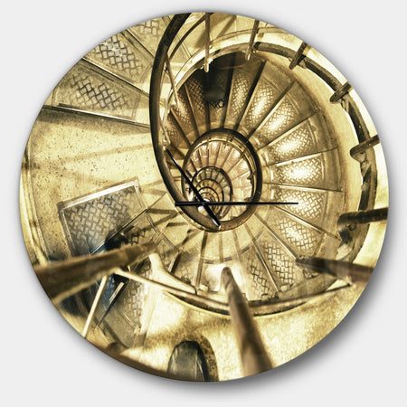 Architectural Detail of Paris in Winter - Oversized French Country Wall CLock