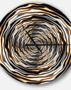 Fractal Rotating Abstract Design - Large Modern Wall CLock