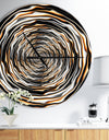 Fractal Rotating Abstract Design - Large Modern Wall CLock