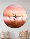 Foggy Land with Early Morning Mist - Oversized Traditional Wall CLock