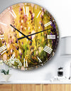 Beautiful Purple Wild Flowers - Floral Large Wall CLock
