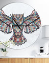 Owl on the Grudge - Oversized Children's Art Wall CLock