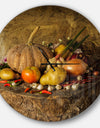 Vegetables and Fruits - Oversized Food Wall CLock