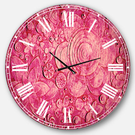 Summer hawaiin Flowers - Digital Art Wall CLock