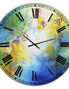 Color Dances - Oversized Modern Wall Clock