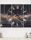 The Guardian - Large Traditional Wall Clock - 3 Panels