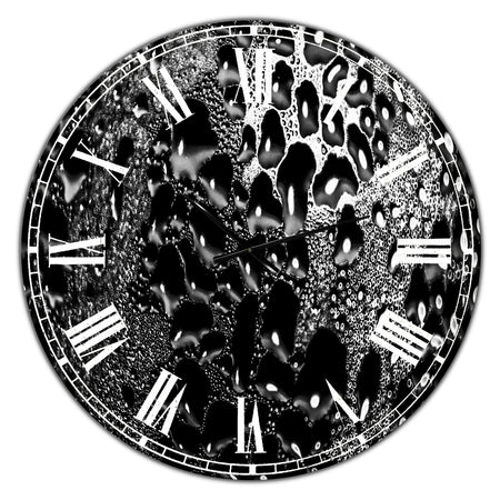 Abstract Droplets 15 - Oversized Modern Wall Clock