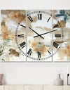 Porch & Den [Clock] Gilded Daydreams - Oversized 3-panel Wall Clock