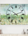 Hints Of Autumn - Large Modern Wall Clock - 3 Panels