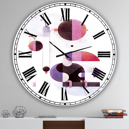 Rainbow Swinger - Large Mid-Century Wall Clock