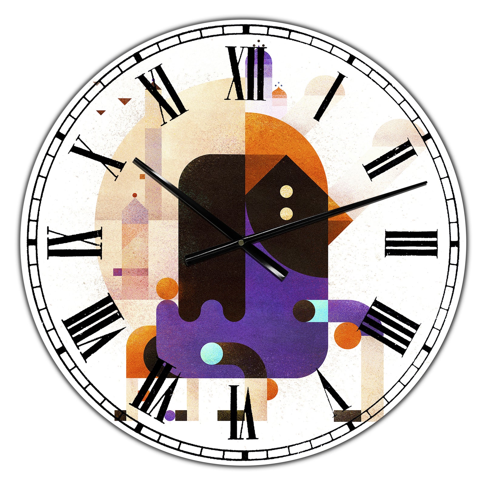 Waiting For Tomorrow - Large Mid-Century Wall Clock