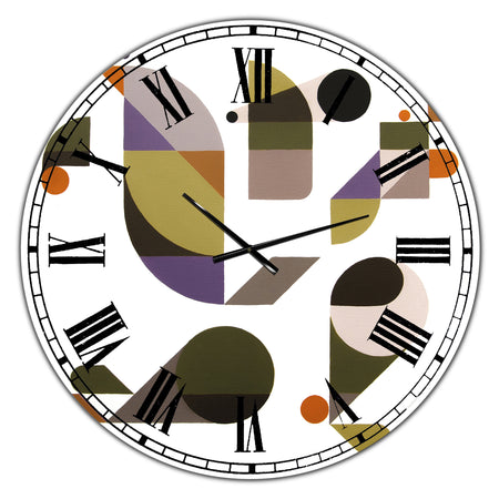 Bended Knee - Oversized Mid-Century Wall Clock