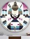 Rainbow Island - Oversized Mid-Century Wall Clock