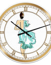 Evening Dress Fashion - Large Fashion Wall Clock