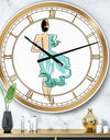 Evening Dress Fashion - Large Fashion Wall Clock