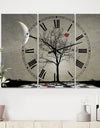 Inevitable - Large Cottage Wall Clock - 3 Panels