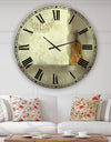 Resting Notes - Oversized Cottage Wall Clock