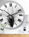 Dendrobium On Back X-Ray Orchid - Large Cottage Wall Clock