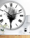 Rose #10 X-Ray - Large Cottage Wall Clock