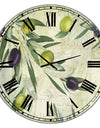 Olives de Nice - Oversized Cottage Wall Clock