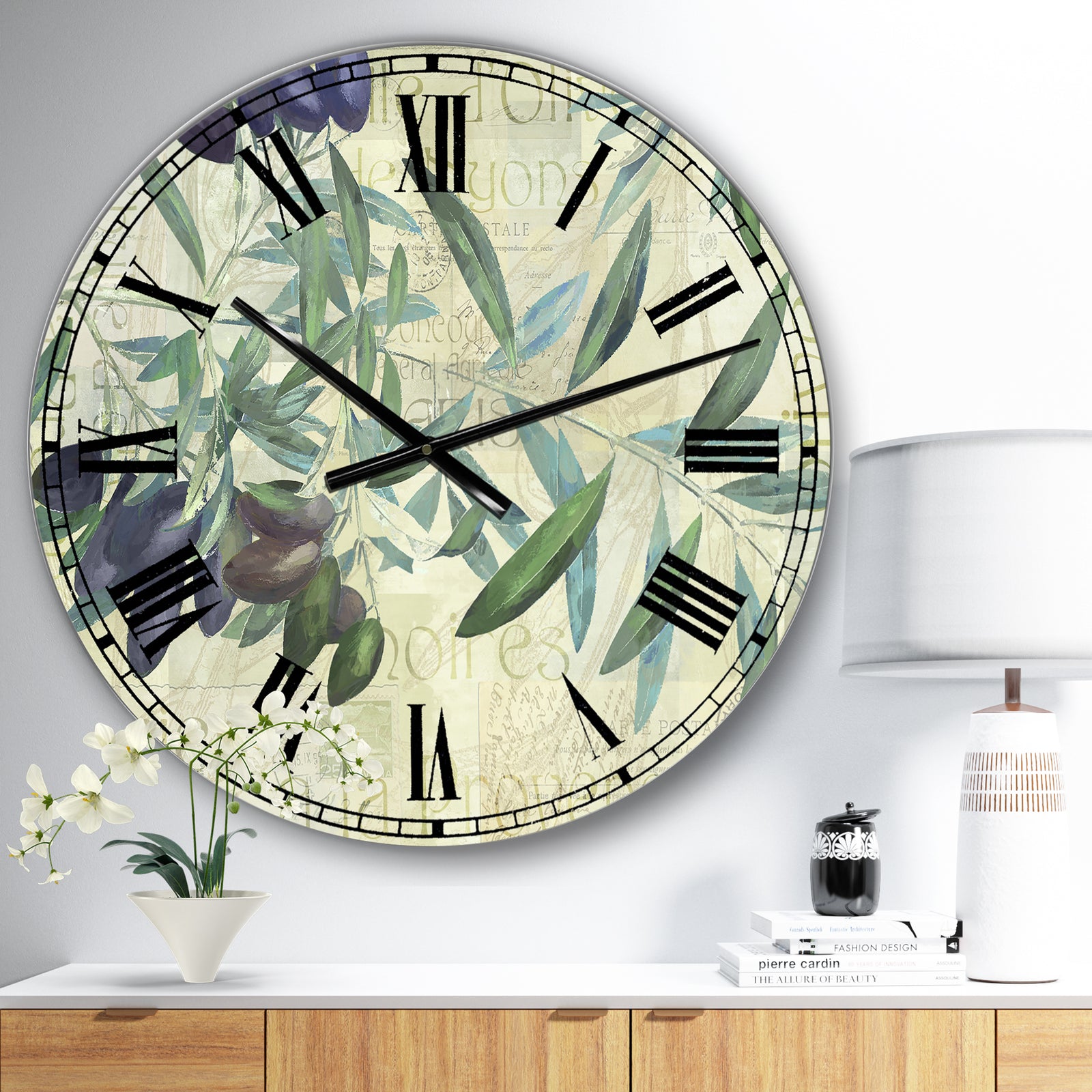 Olives de Nyons - Cottage Wall Clock
