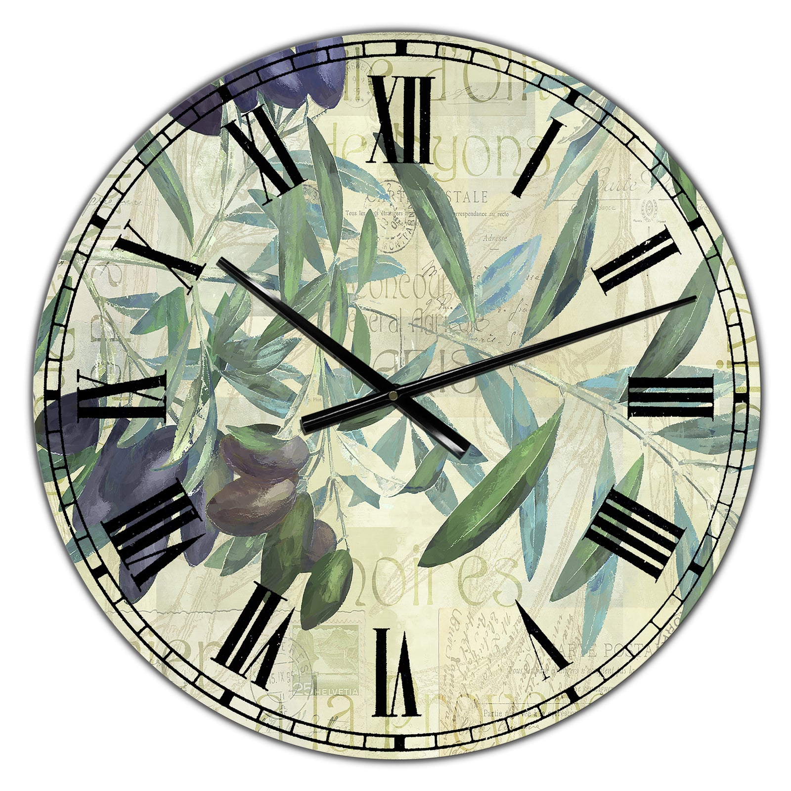 Olives de Nyons - Cottage Wall Clock