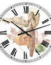 Autumn Medley - Large Farmhouse Wall Clock