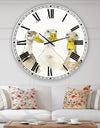 Three White Ducks - Oversized Farmhouse Wall Clock