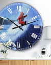 Surfer Joe - Large Modern Wall Clock