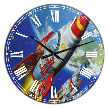 Space Patrol 2 - Large Modern Wall Clock