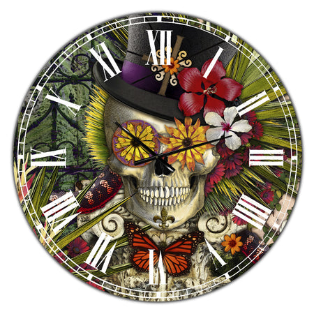 Baron in Bloom - Oversized Modern Wall Clock