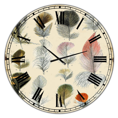 Old Style Feathers Catalogue - Oversized Cottage Wall Clock