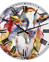 Watercolor Cow - Farmhouse Wall Clock