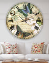 Inspirational Butterflies Love - Oversized Cottage Wall Clock