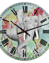 Safari Dancer - Large Cottage Wall Clock