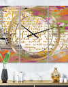 With Love From Paris 1 - Large Traditional Wall Clock - 3 Panels