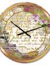 With Love From Paris 1 - Large Traditional Wall Clock