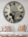 Believe Shadow I - Oversized Cottage Wall Clock