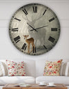 Believe Shadow III - Oversized Cottage Wall Clock