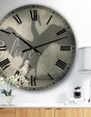 Believe Shadow IV - Large Cottage Wall Clock