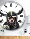 Little Dog With Attitude - Large Modern Wall Clock