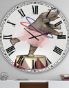 Circus Elephant - Oversized Modern Wall Clock