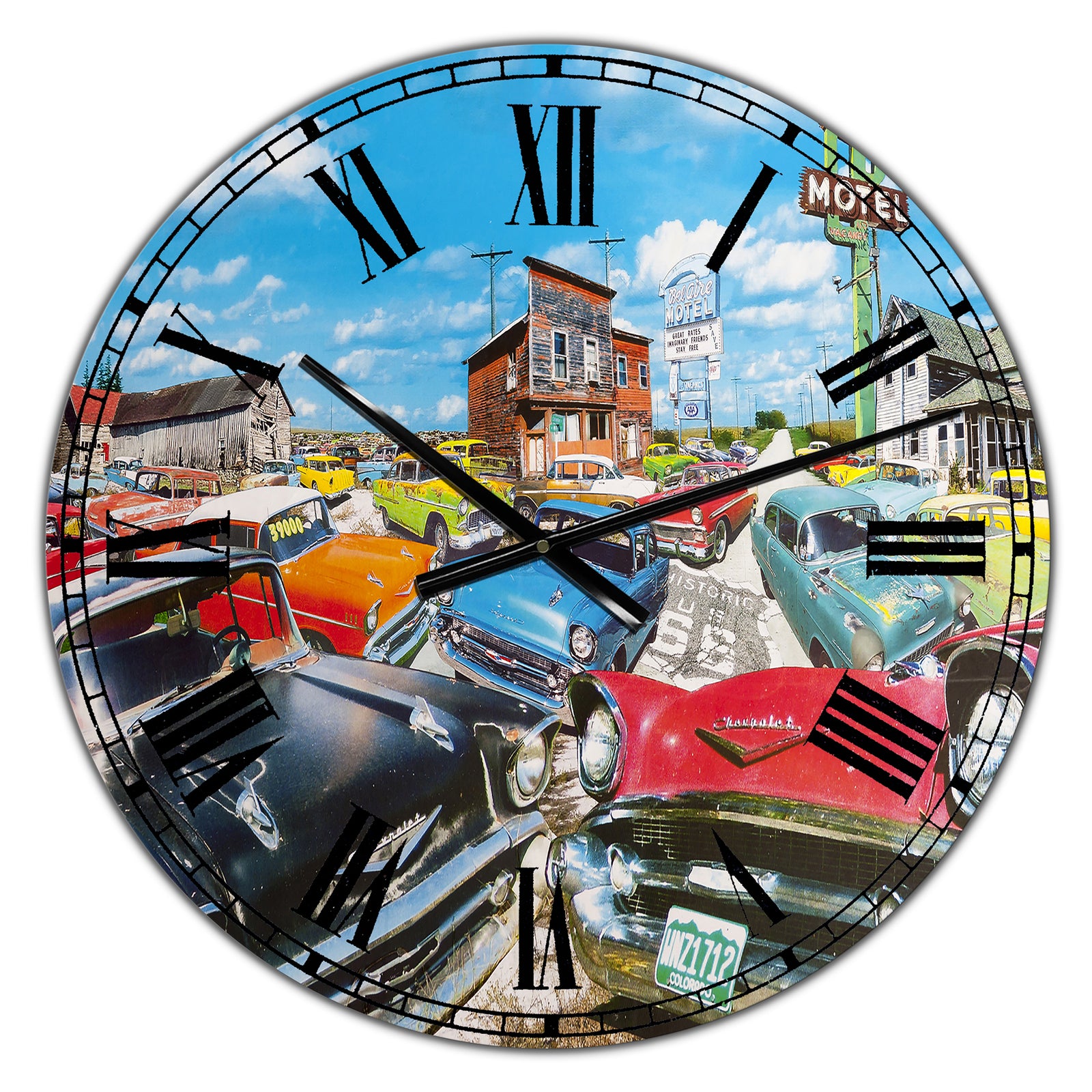 The Tri Five - Large Modern Wall Clock